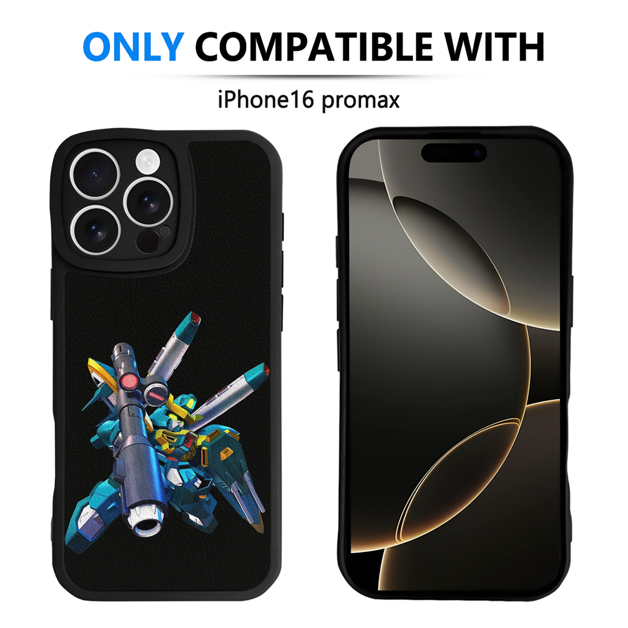 （画像用） 機動戦士ガンダム Mobile Suit Gundam 【iPhone 16シリーズ対応】シリコンスマホケース（レザー調） 材質：シリコン